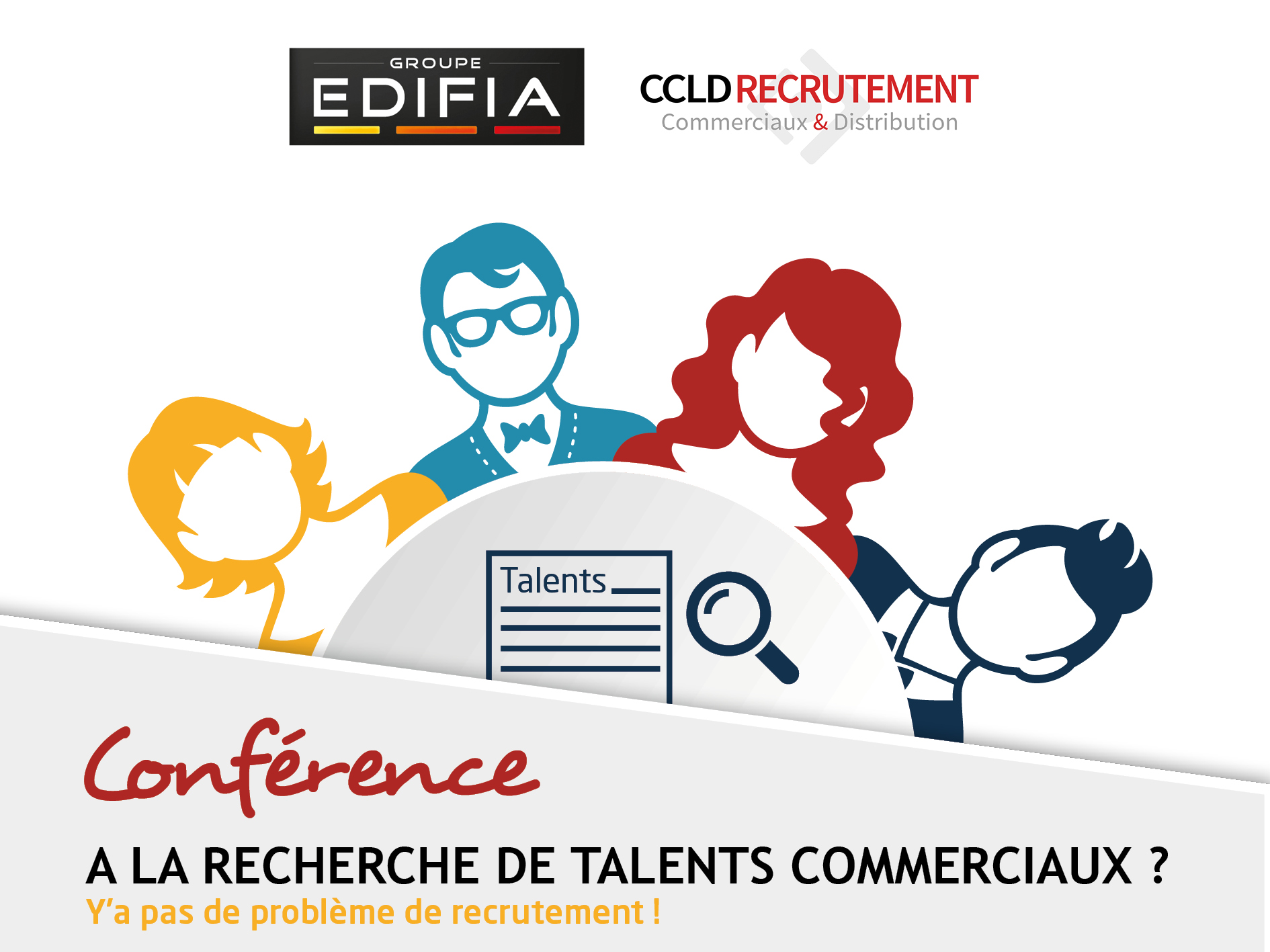 affiche conference talents commerciaux ccld recrutement